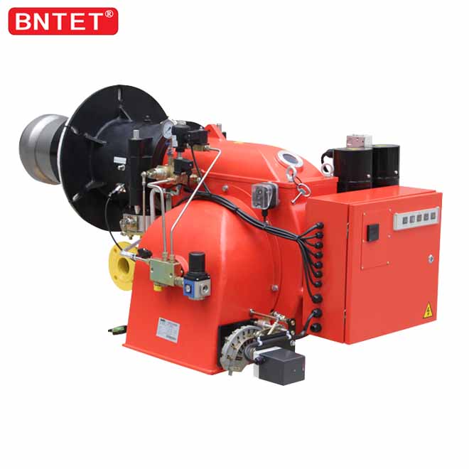 gas and heavy oil dual fuel burner