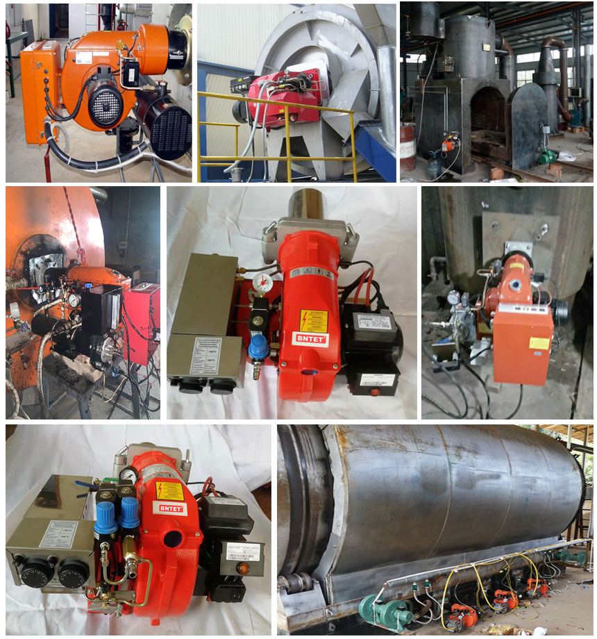 Application of waste oil burner