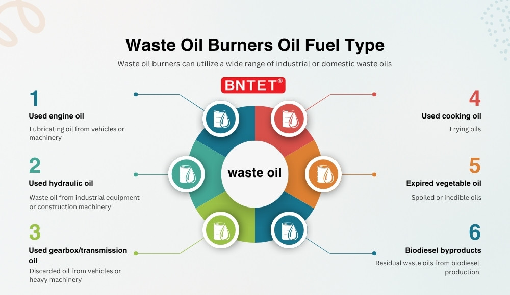 Compatible Fuel Types for Waste Oil Burners