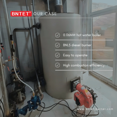 0.06MW hot water boiler burner